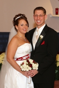 Stephanie and Andrew wedding photo