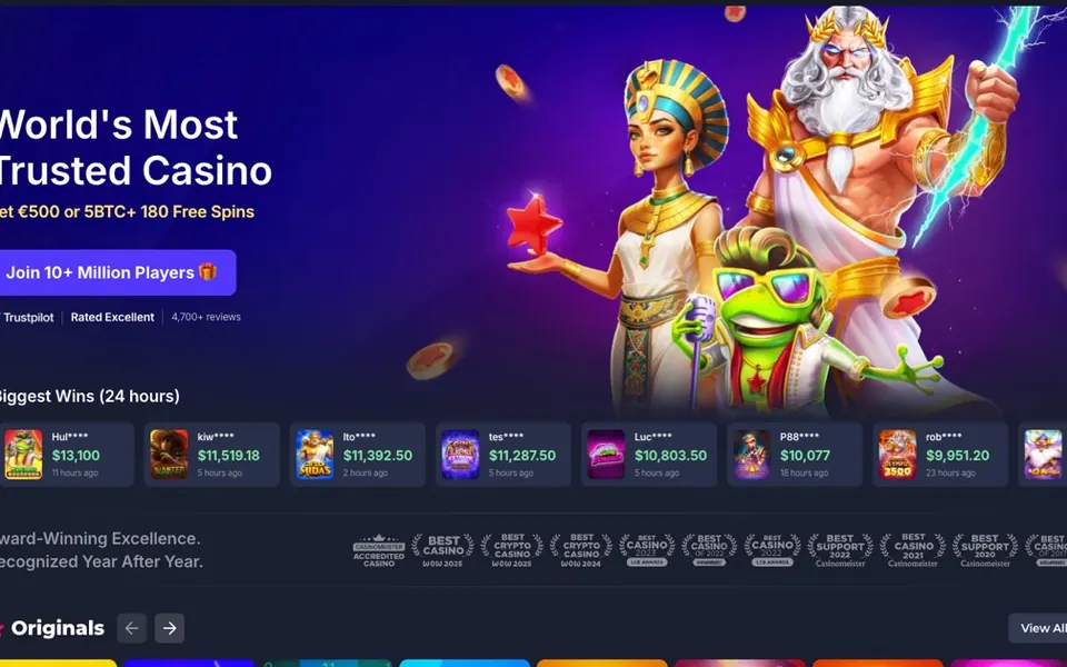 Lobby screenshot BitStarz