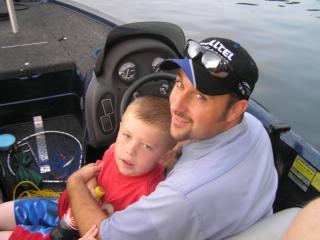 Raiden Linkous and his dad, Dwayne Linkous