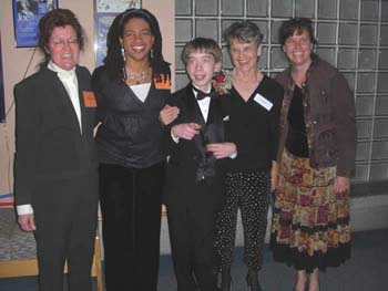 Ty in Tuxedo with the Ladies